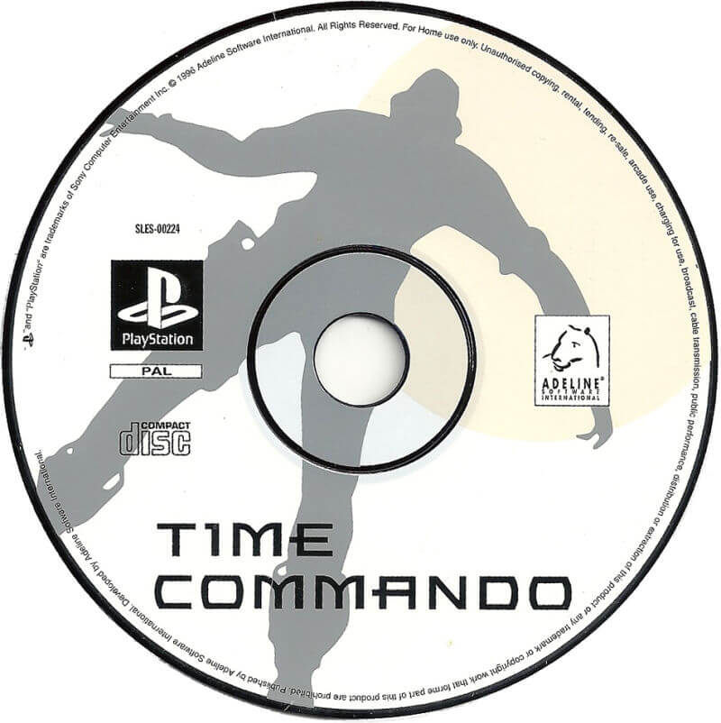 Лицензионный диск Time Commando для PlayStation